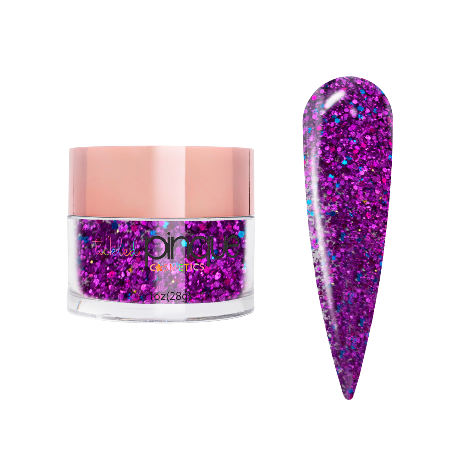 Tickled pinque dip/acrylic hot nail powder