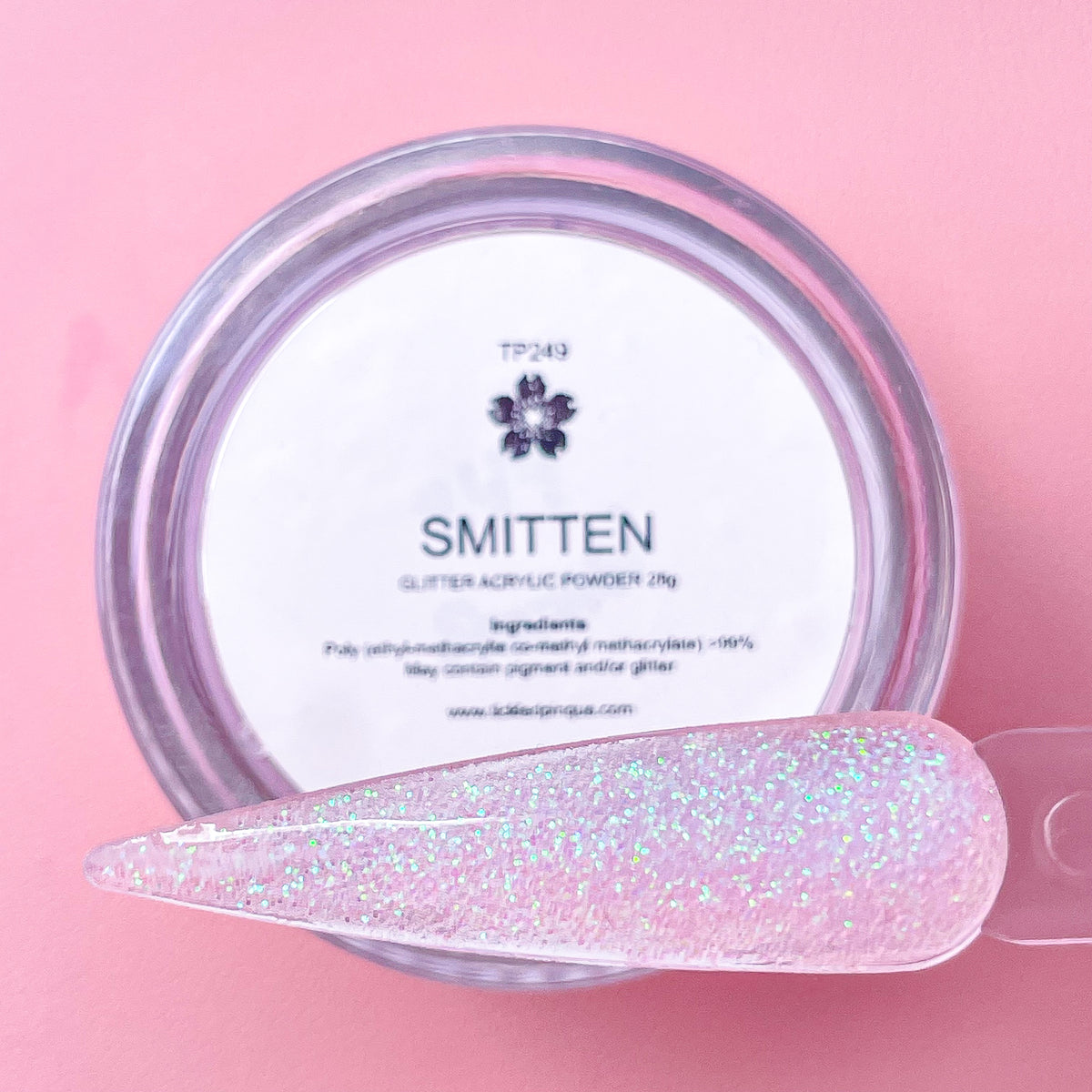 Glitter Acrylic Powder • 249 • Smitten