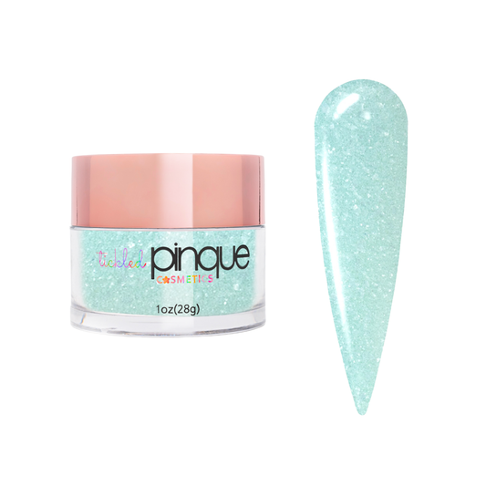 Coloured Acrylic Powder • 061 • Mint Glitz