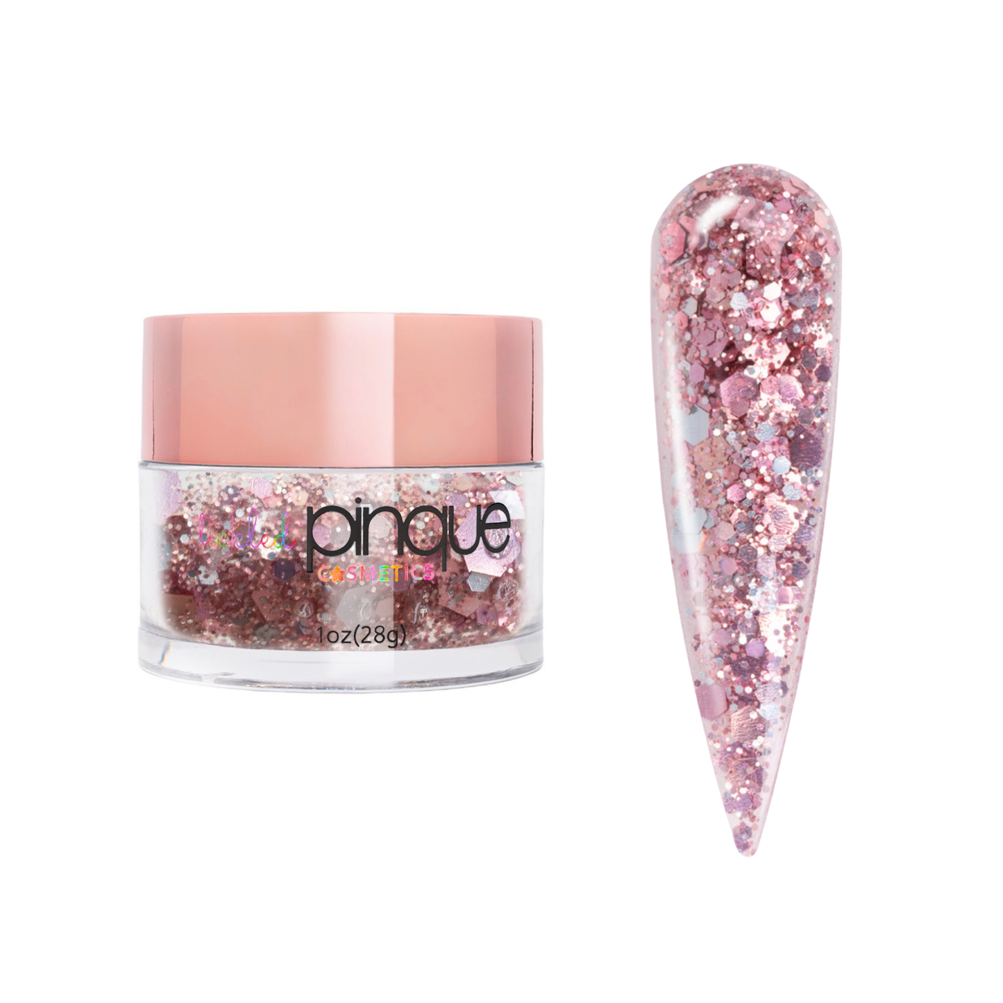 Glitter Acrylic Powder • 241 • Pinque Christmas