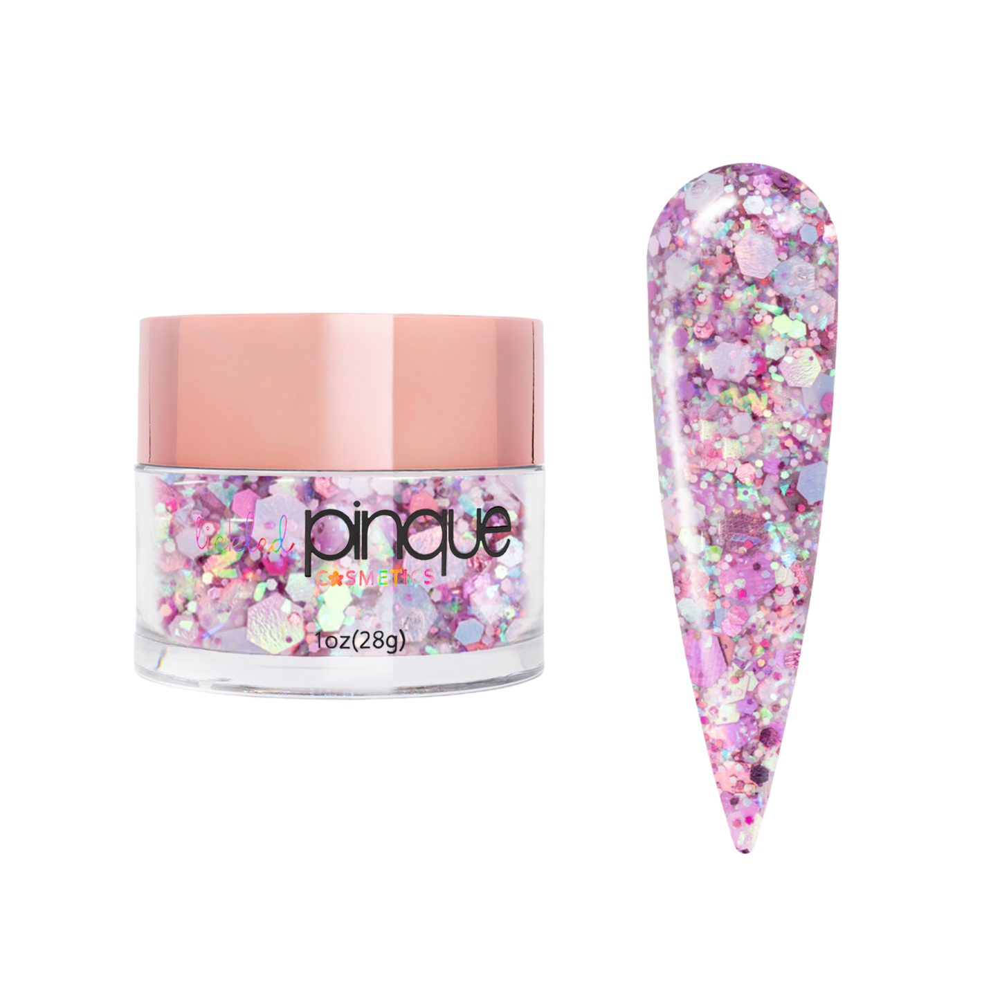 Glitter Acrylic Powder • 326 • Happy Pinque Year