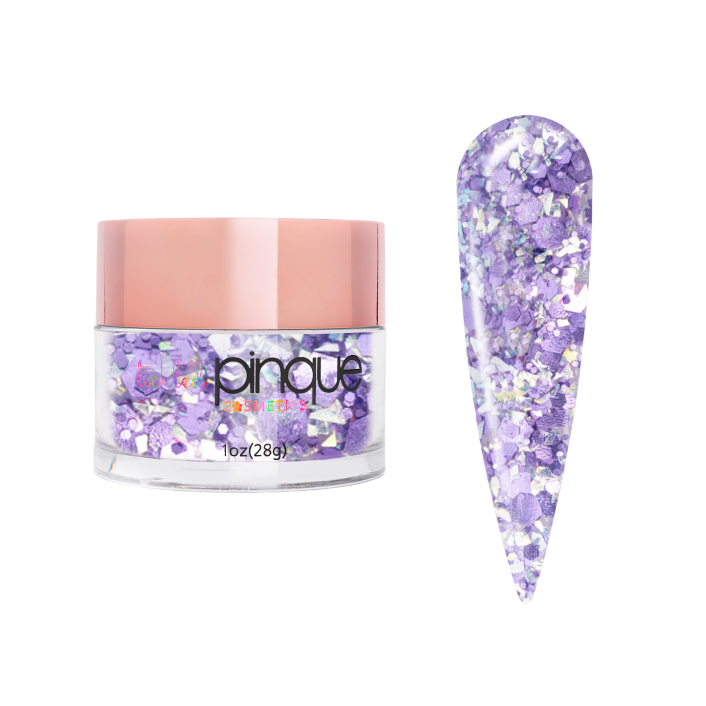 Glitter Acrylic Powder • 346 • Lavender Haze