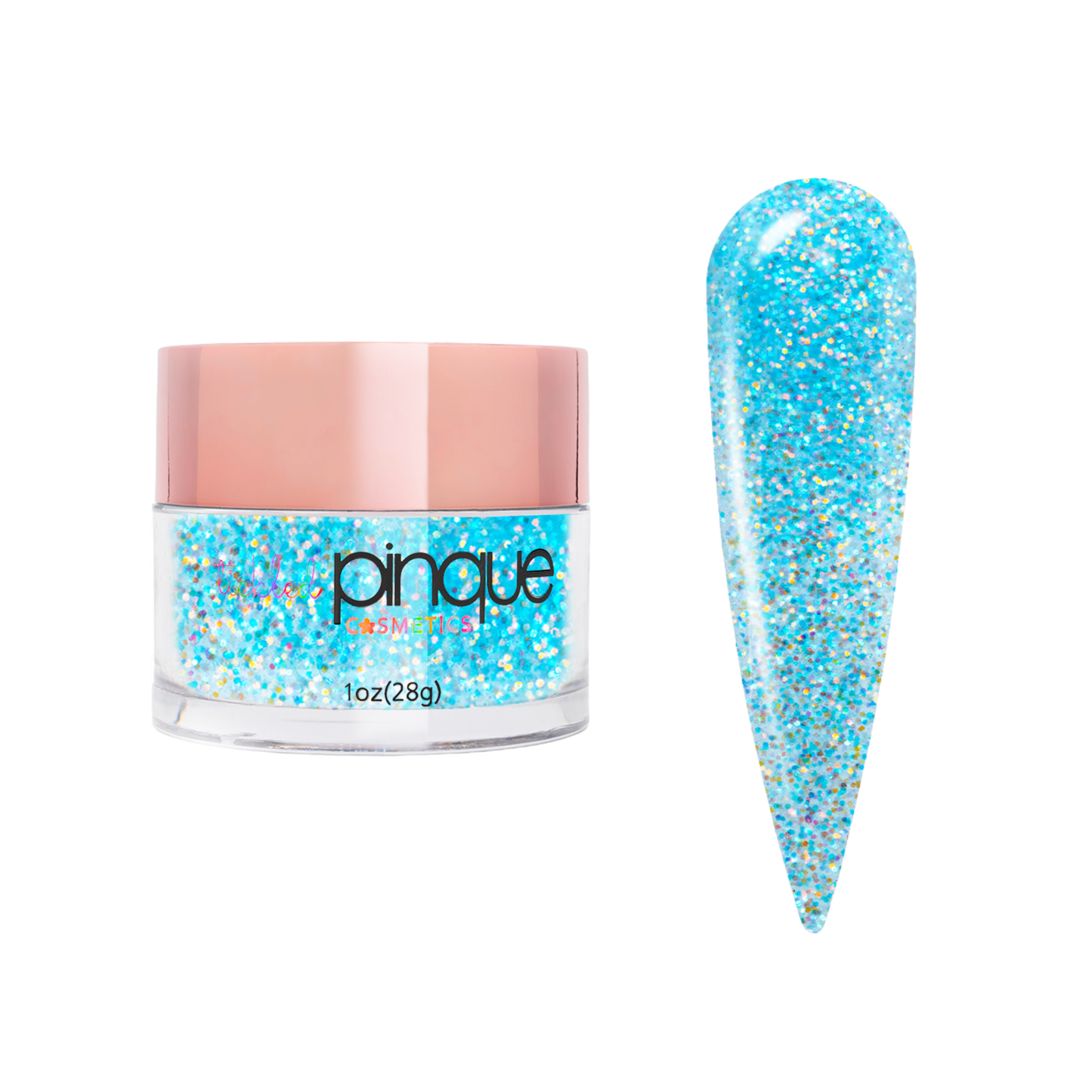 Glow Glitter Acrylic Powder • 455 • The Berry Best