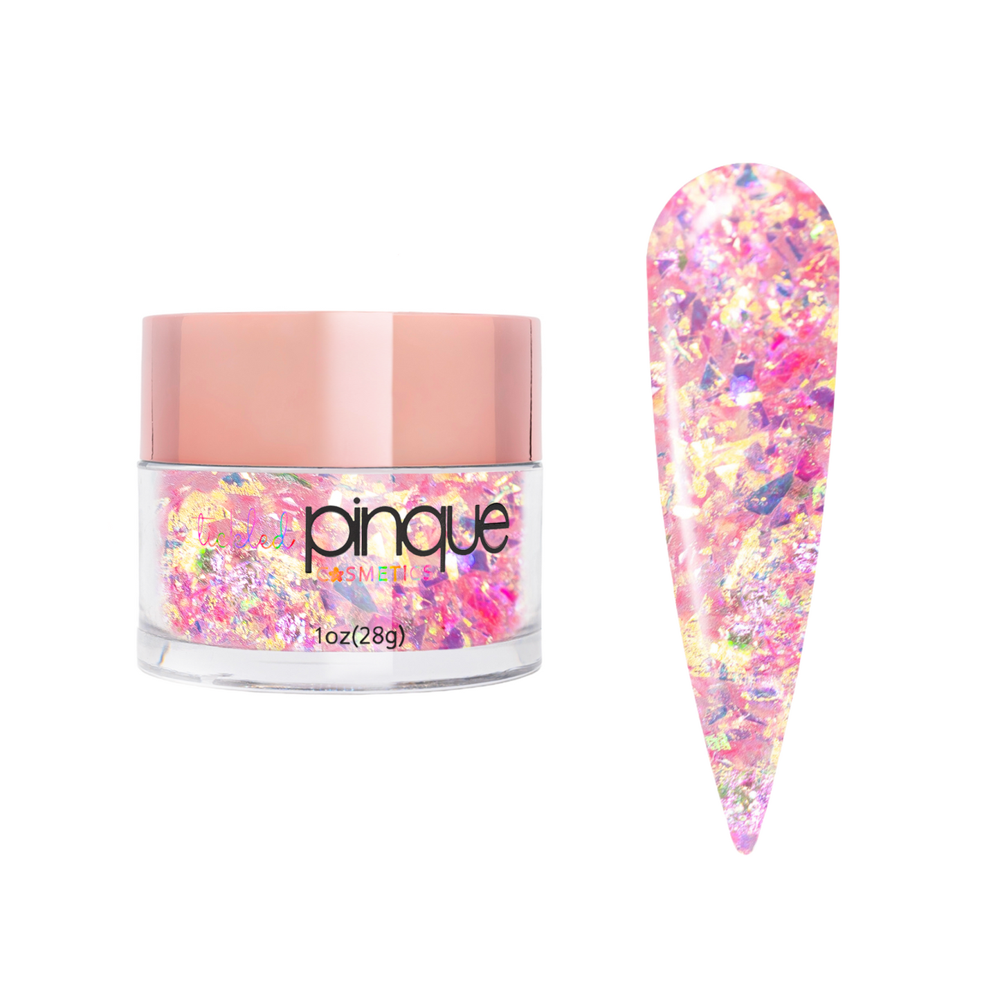 Glitter Acrylic Powder • 484 • Pinque-a-boo