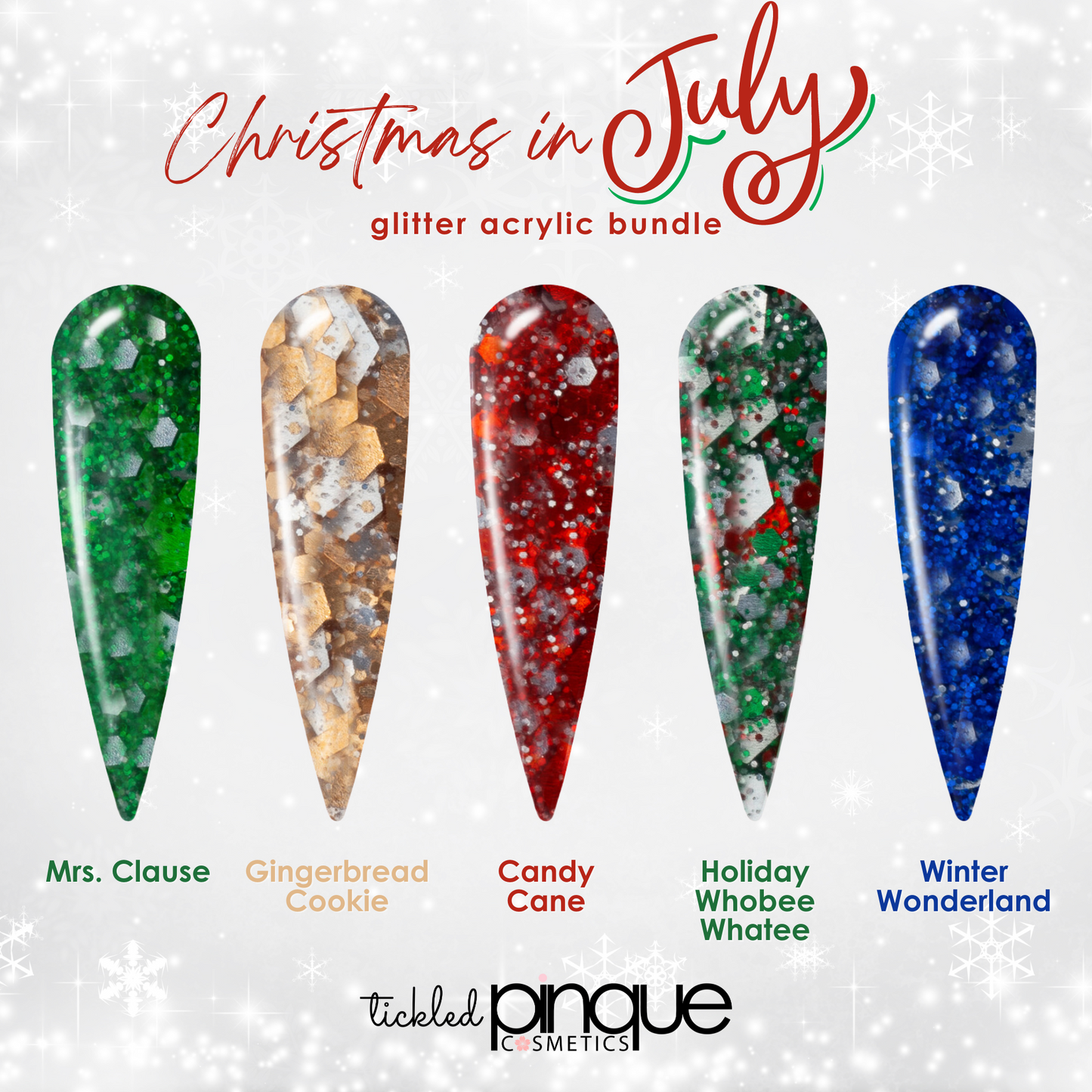 Christmas In July • Holiday Acrylic Bundle