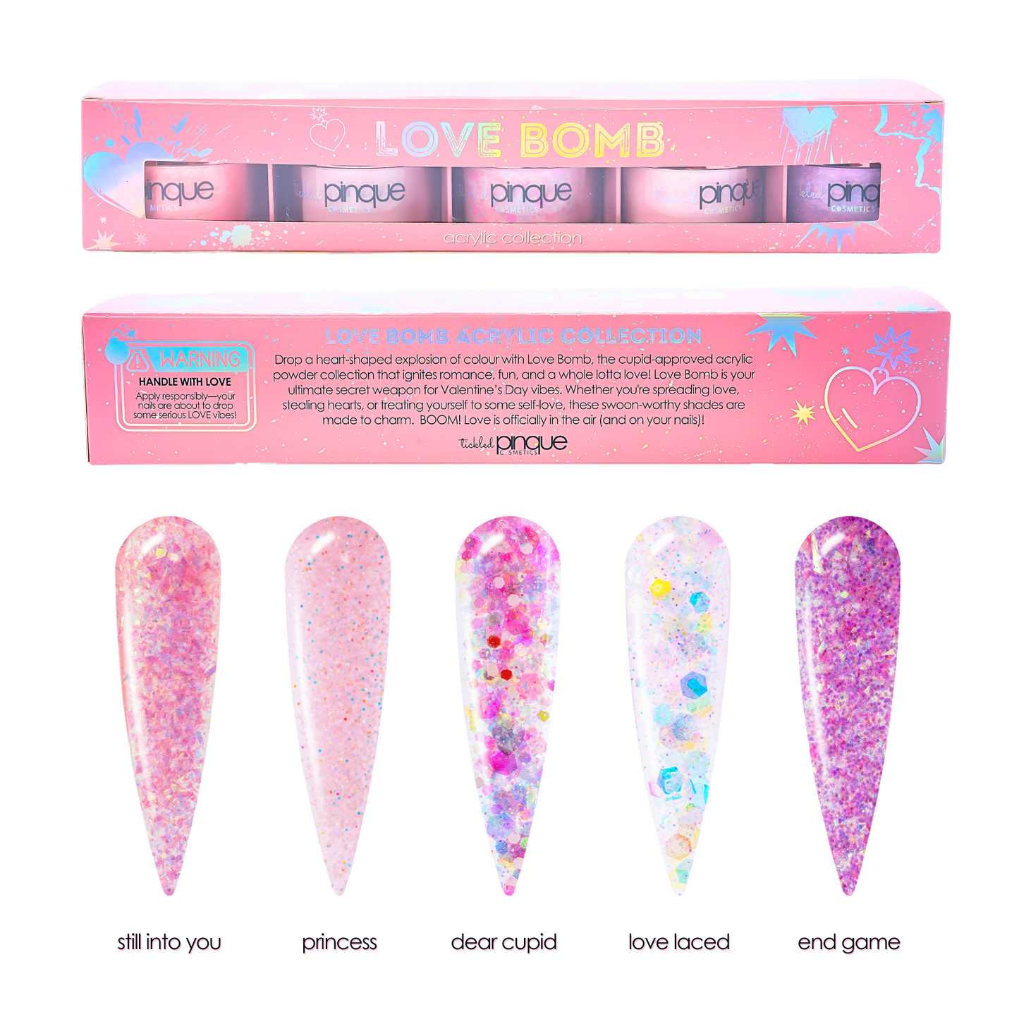 Love Bomb Acrylic Collection